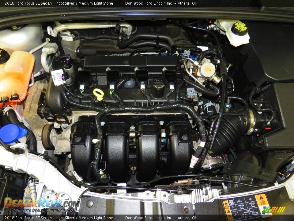 2018 Ford Focus SE Sedan Ingot Silver / Medium Light Stone Photo #6