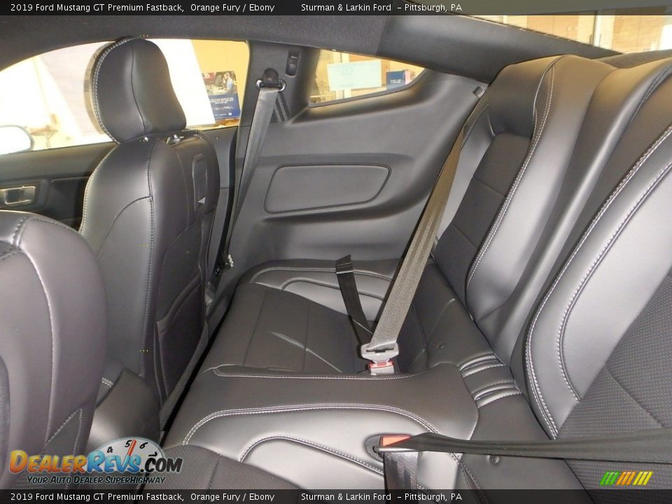 Rear Seat of 2019 Ford Mustang GT Premium Fastback Photo #8