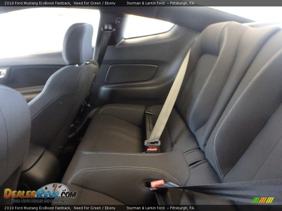 2019 Ford Mustang EcoBoost Fastback Need For Green / Ebony Photo #8