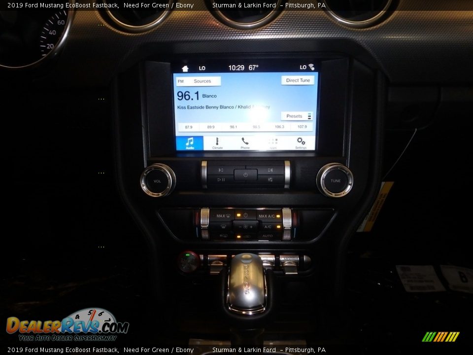 2019 Ford Mustang EcoBoost Fastback Need For Green / Ebony Photo #13
