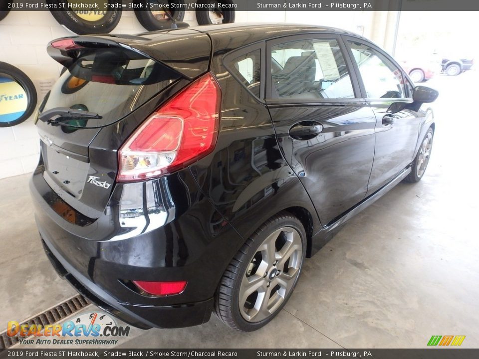 2019 Ford Fiesta ST Hatchback Shadow Black / Smoke Storm/Charcoal Recaro Photo #2