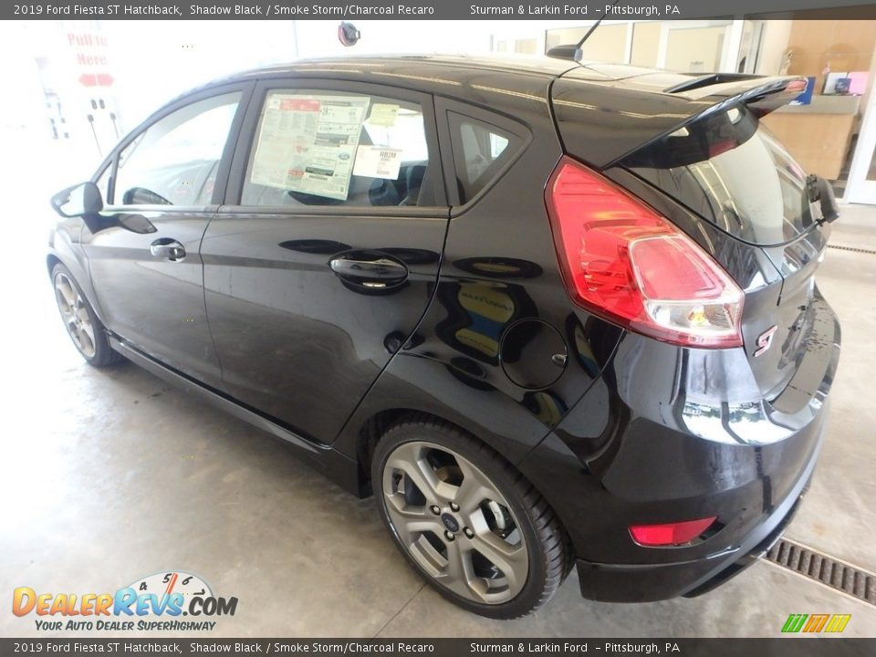 2019 Ford Fiesta ST Hatchback Shadow Black / Smoke Storm/Charcoal Recaro Photo #4