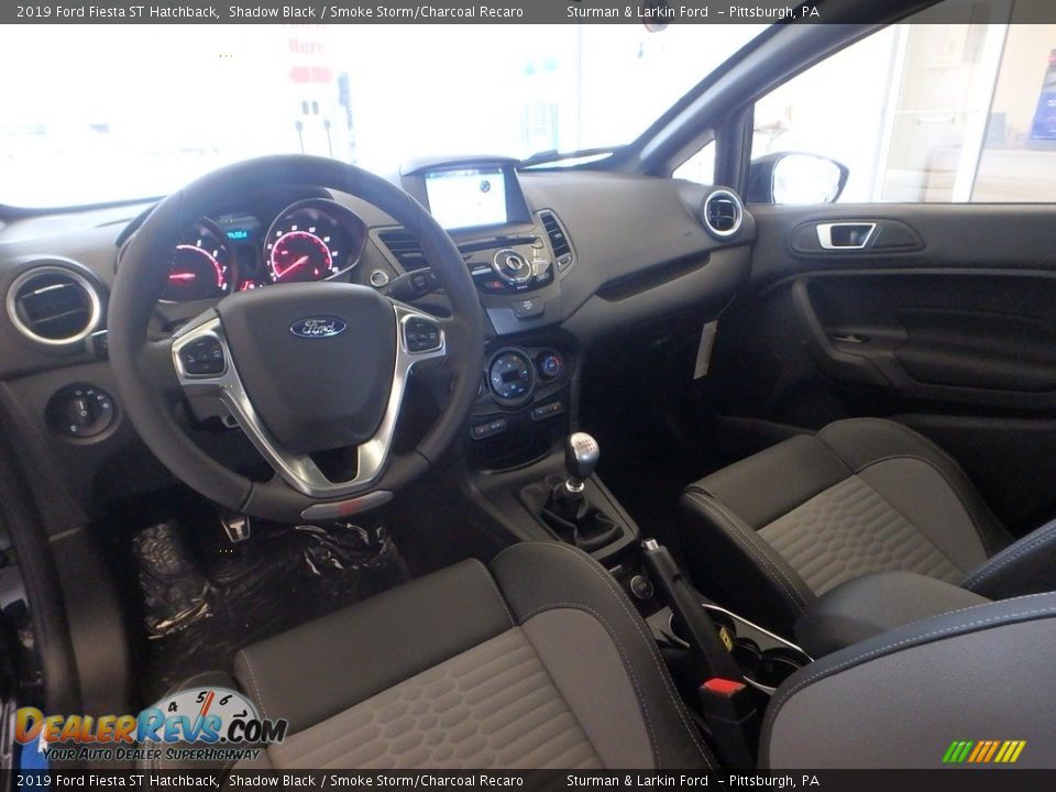Smoke Storm/Charcoal Recaro Interior - 2019 Ford Fiesta ST Hatchback Photo #9