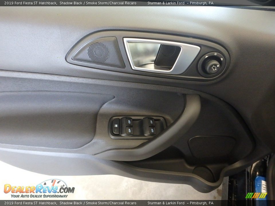 2019 Ford Fiesta ST Hatchback Shadow Black / Smoke Storm/Charcoal Recaro Photo #10