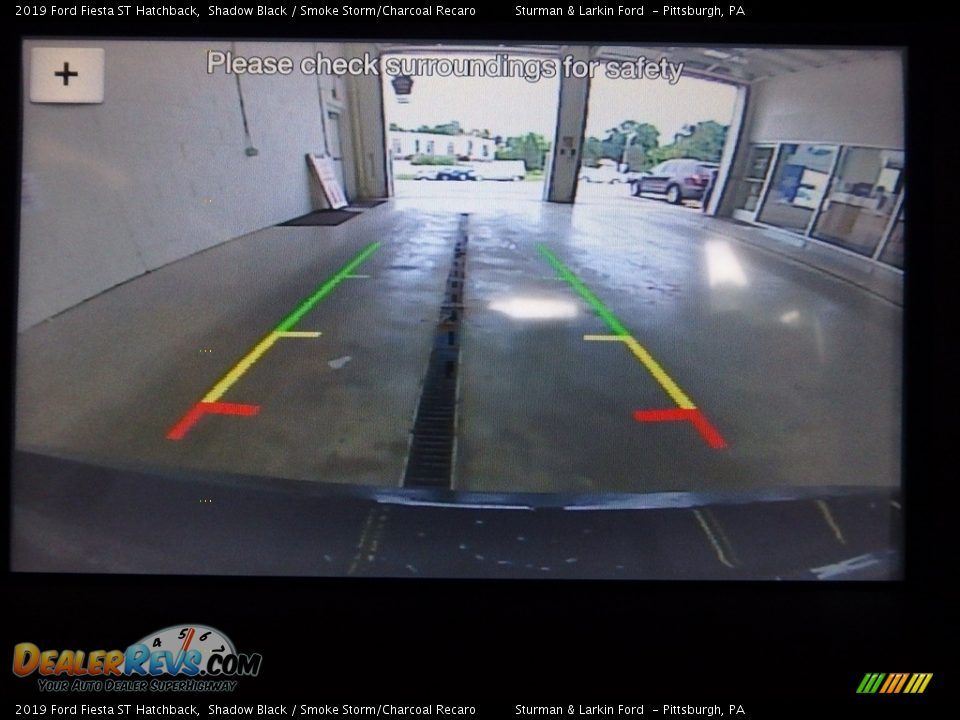 2019 Ford Fiesta ST Hatchback Shadow Black / Smoke Storm/Charcoal Recaro Photo #12