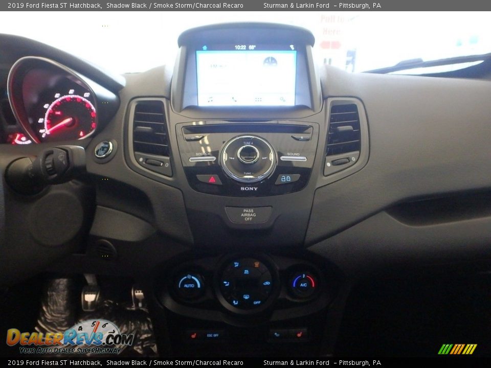 2019 Ford Fiesta ST Hatchback Shadow Black / Smoke Storm/Charcoal Recaro Photo #13