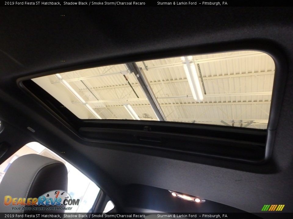 2019 Ford Fiesta ST Hatchback Shadow Black / Smoke Storm/Charcoal Recaro Photo #15