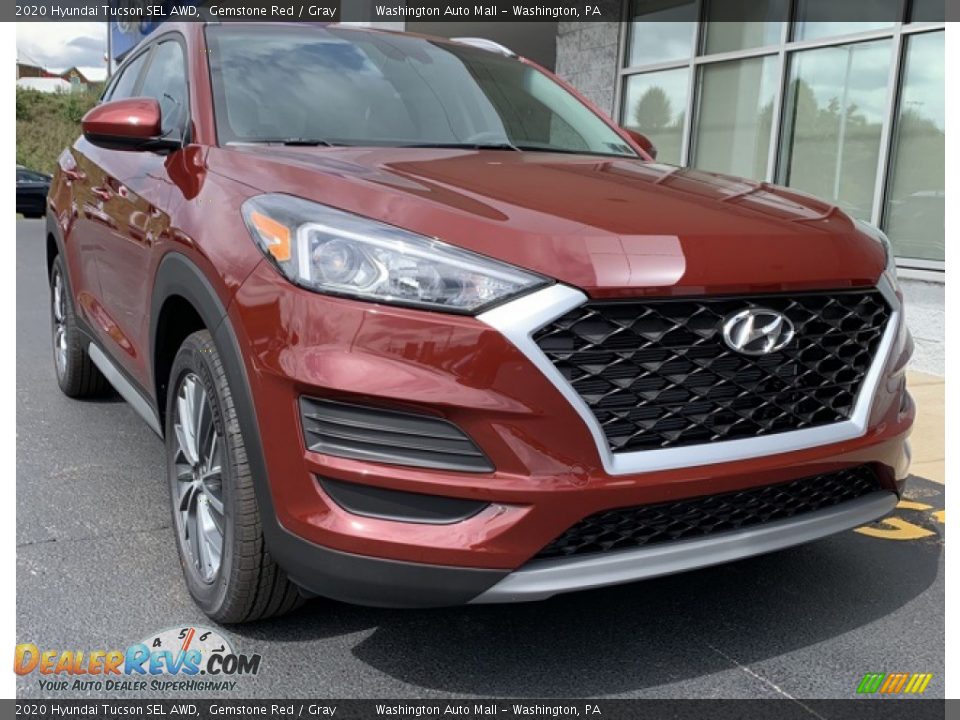 2020 Hyundai Tucson SEL AWD Gemstone Red / Gray Photo #1