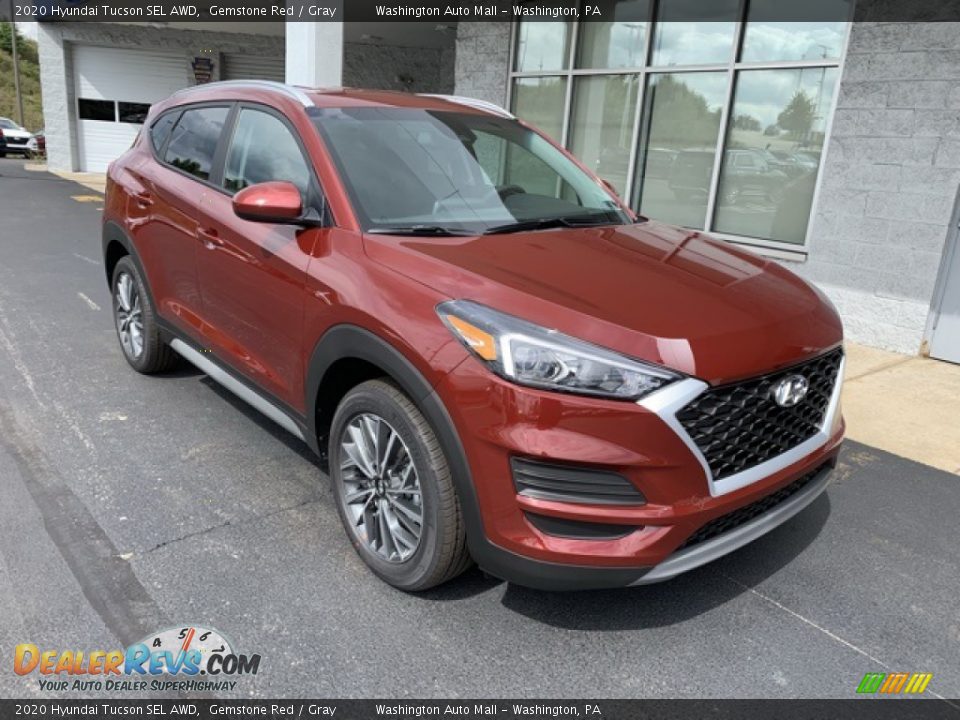 Front 3/4 View of 2020 Hyundai Tucson SEL AWD Photo #2