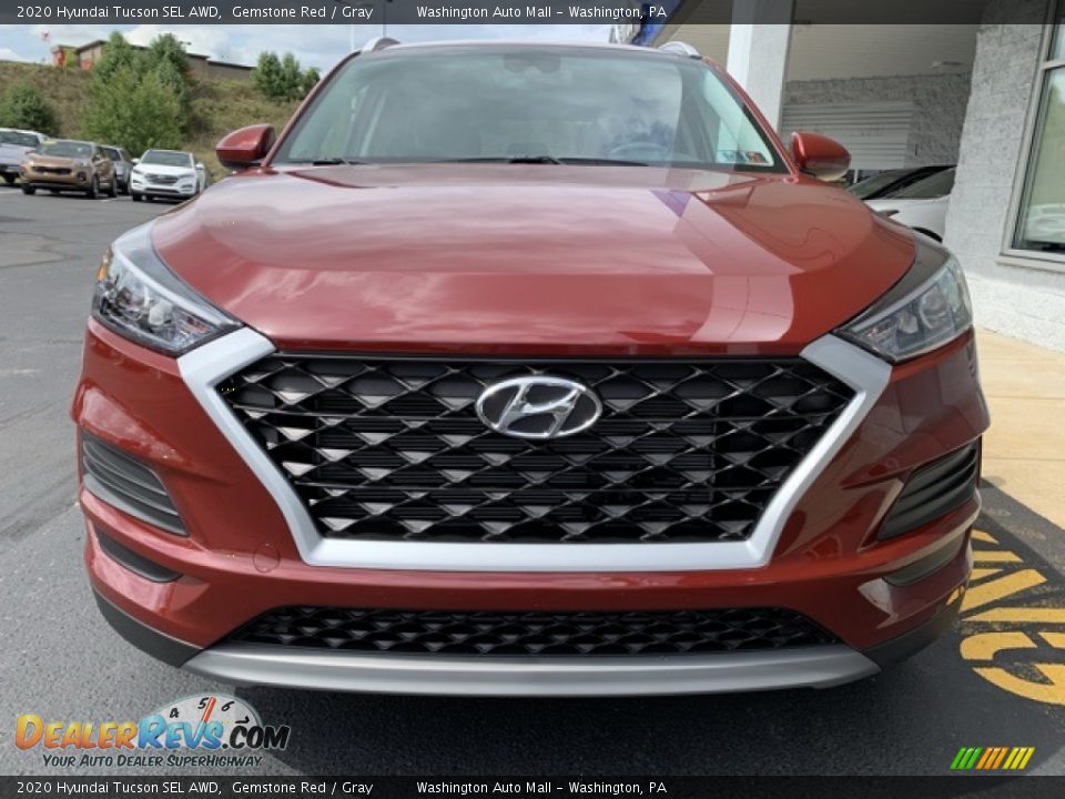 2020 Hyundai Tucson SEL AWD Gemstone Red / Gray Photo #8
