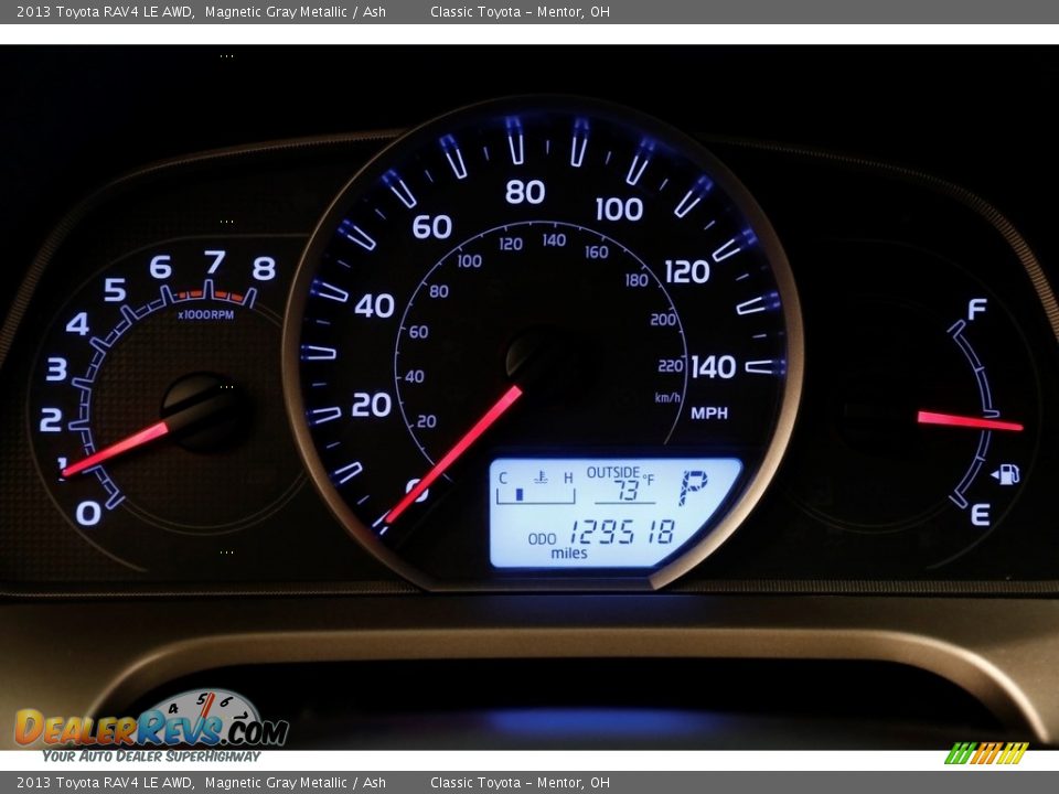 2013 Toyota RAV4 LE AWD Magnetic Gray Metallic / Ash Photo #8