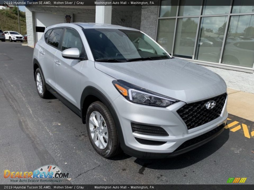 2019 Hyundai Tucson SE AWD Molten Silver / Gray Photo #2
