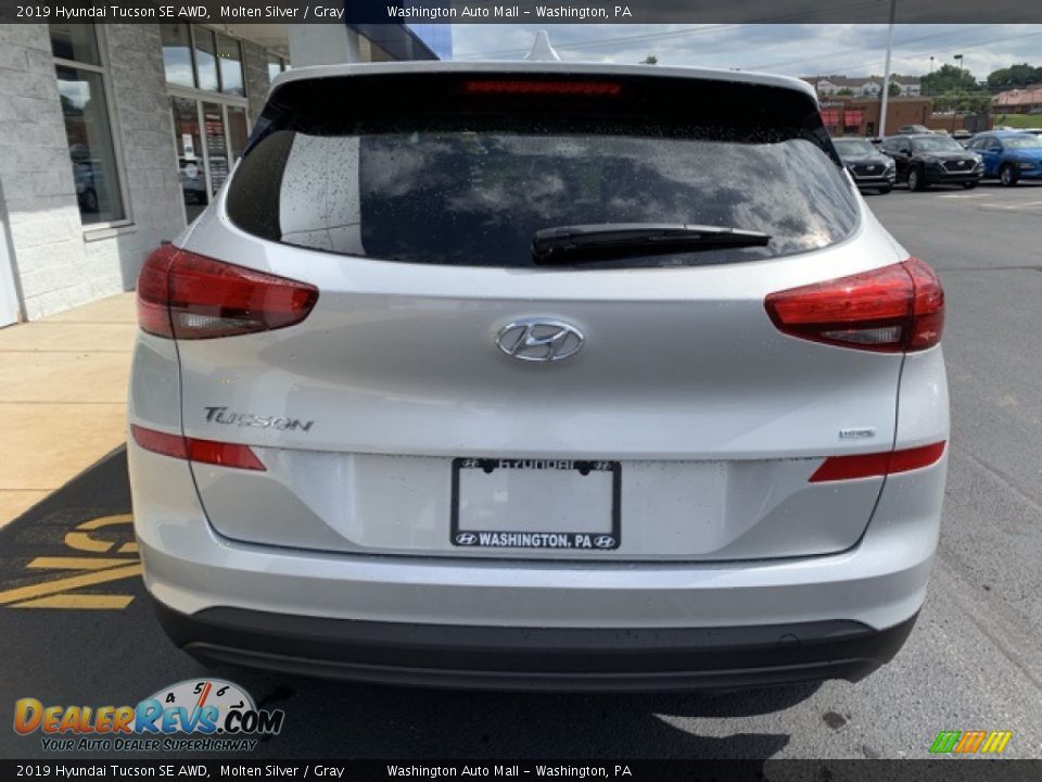 2019 Hyundai Tucson SE AWD Molten Silver / Gray Photo #5