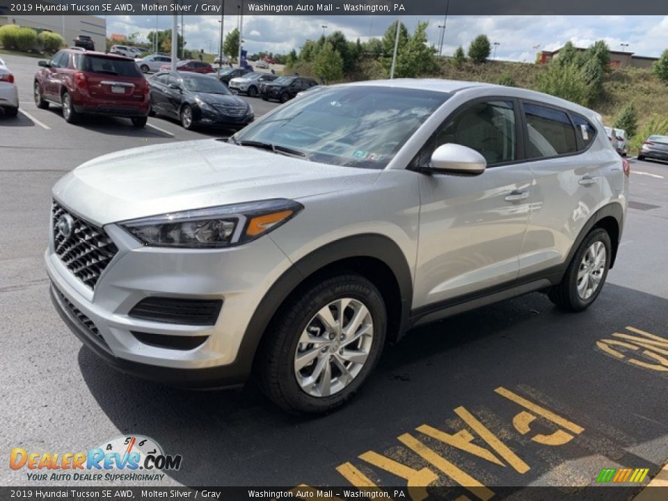 2019 Hyundai Tucson SE AWD Molten Silver / Gray Photo #7