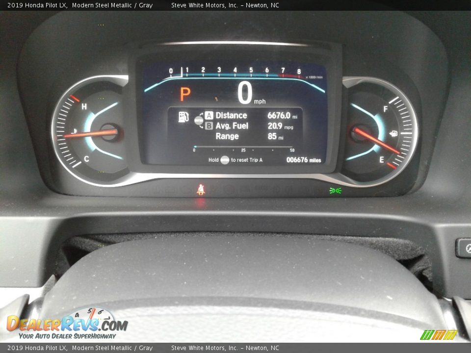 2019 Honda Pilot LX Modern Steel Metallic / Gray Photo #21