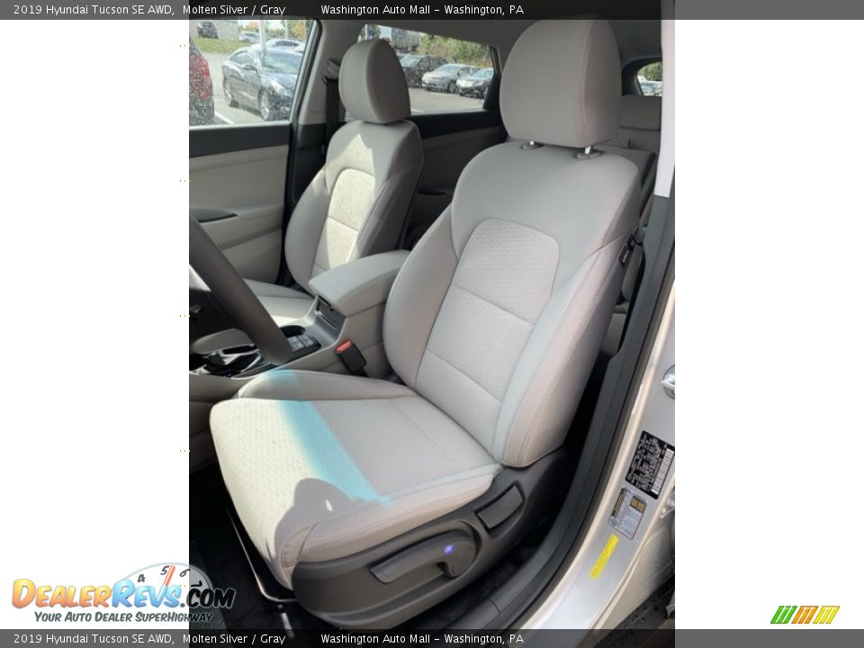 2019 Hyundai Tucson SE AWD Molten Silver / Gray Photo #15