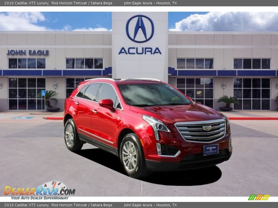 2019 Cadillac XT5 Luxury Red Horizon Tintcoat / Sahara Beige Photo #1