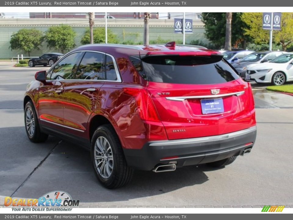 2019 Cadillac XT5 Luxury Red Horizon Tintcoat / Sahara Beige Photo #5