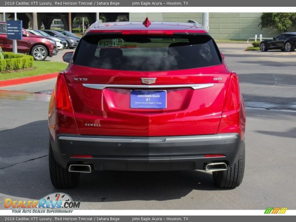 2019 Cadillac XT5 Luxury Red Horizon Tintcoat / Sahara Beige Photo #6