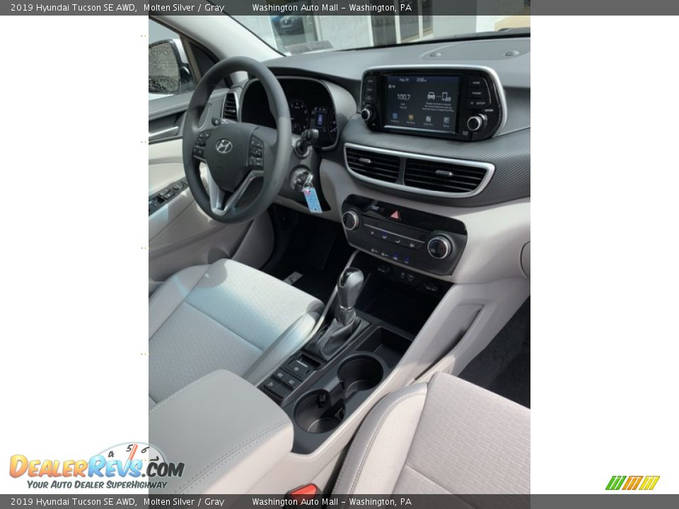 2019 Hyundai Tucson SE AWD Molten Silver / Gray Photo #29