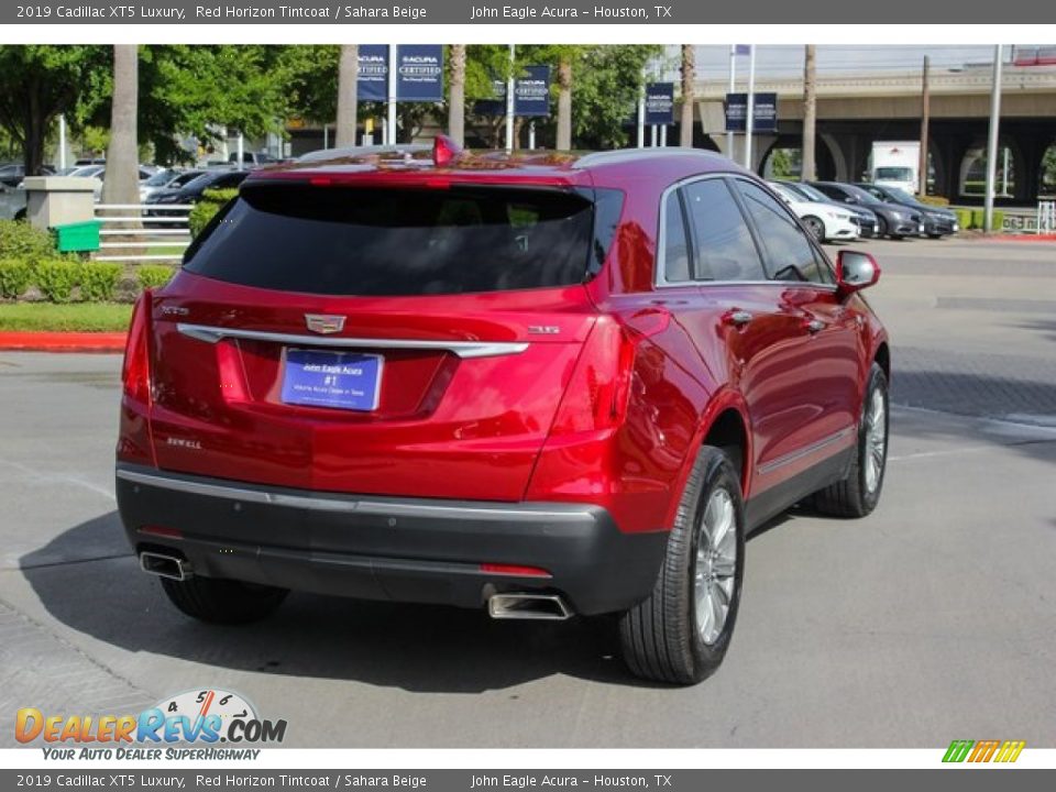 2019 Cadillac XT5 Luxury Red Horizon Tintcoat / Sahara Beige Photo #7