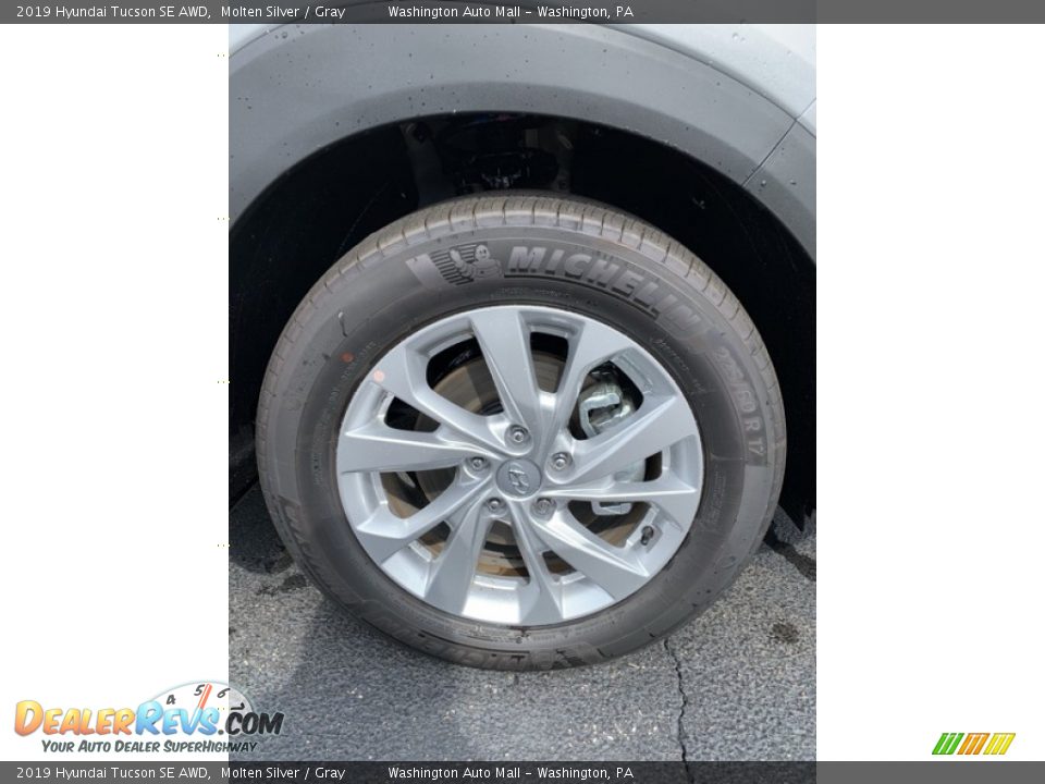 2019 Hyundai Tucson SE AWD Molten Silver / Gray Photo #30