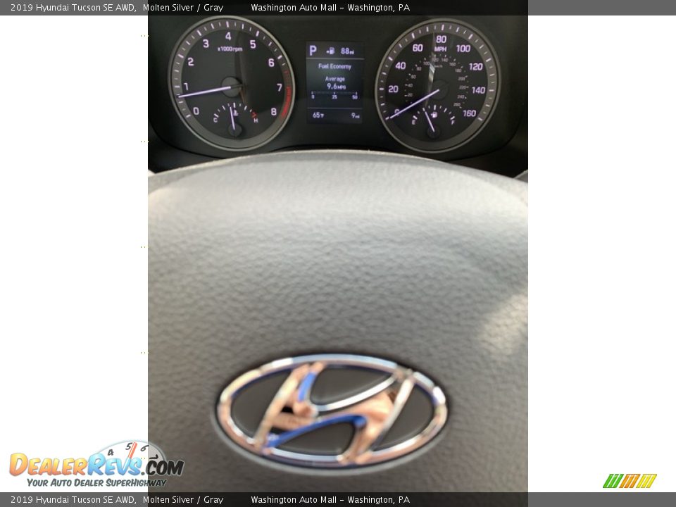 2019 Hyundai Tucson SE AWD Molten Silver / Gray Photo #31