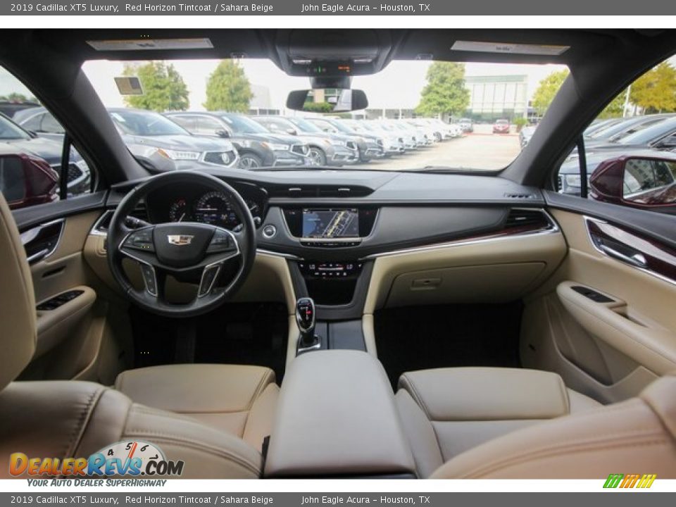 2019 Cadillac XT5 Luxury Red Horizon Tintcoat / Sahara Beige Photo #9