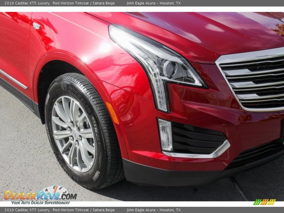 2019 Cadillac XT5 Luxury Red Horizon Tintcoat / Sahara Beige Photo #12