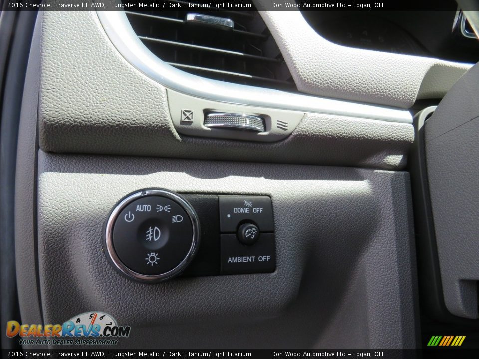 2016 Chevrolet Traverse LT AWD Tungsten Metallic / Dark Titanium/Light Titanium Photo #19