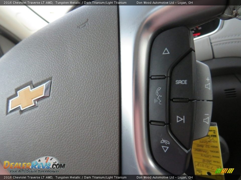 2016 Chevrolet Traverse LT AWD Tungsten Metallic / Dark Titanium/Light Titanium Photo #23