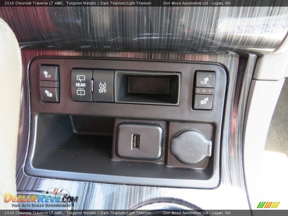 2016 Chevrolet Traverse LT AWD Tungsten Metallic / Dark Titanium/Light Titanium Photo #25