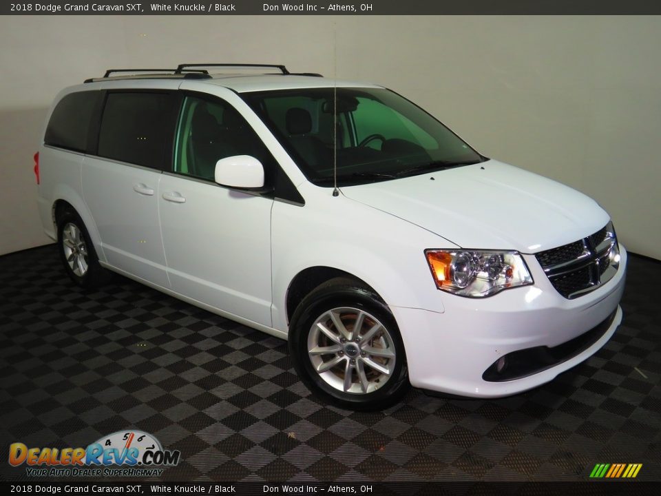 2018 Dodge Grand Caravan SXT White Knuckle / Black Photo #2