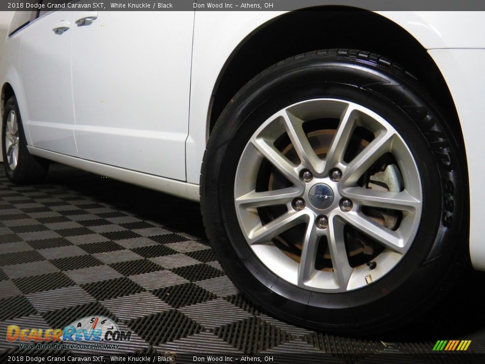 2018 Dodge Grand Caravan SXT White Knuckle / Black Photo #3