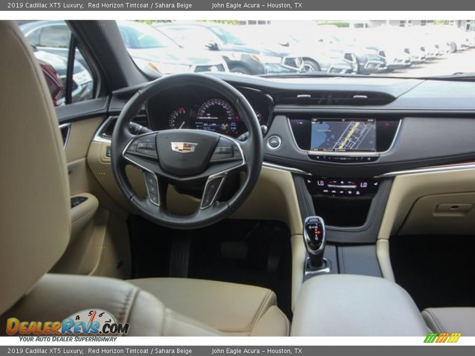 2019 Cadillac XT5 Luxury Red Horizon Tintcoat / Sahara Beige Photo #30