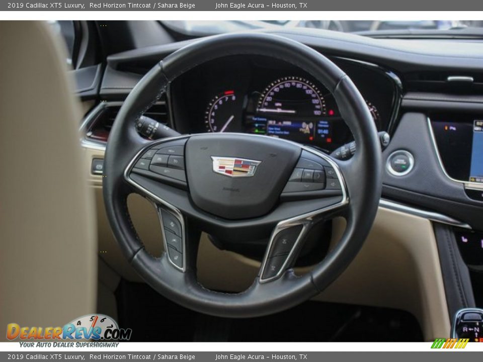 2019 Cadillac XT5 Luxury Red Horizon Tintcoat / Sahara Beige Photo #31