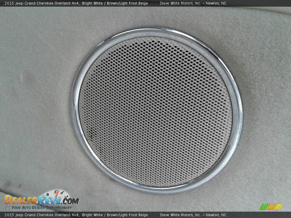 2015 Jeep Grand Cherokee Overland 4x4 Bright White / Brown/Light Frost Beige Photo #15