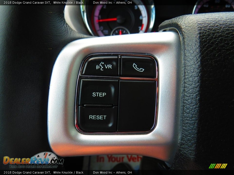 2018 Dodge Grand Caravan SXT White Knuckle / Black Photo #31