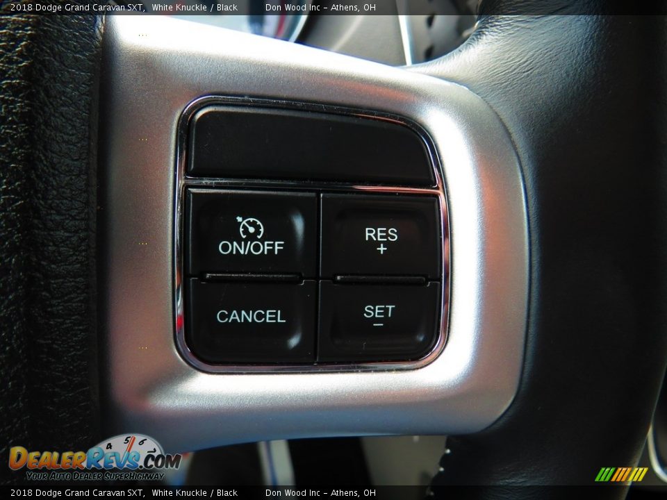 2018 Dodge Grand Caravan SXT White Knuckle / Black Photo #32