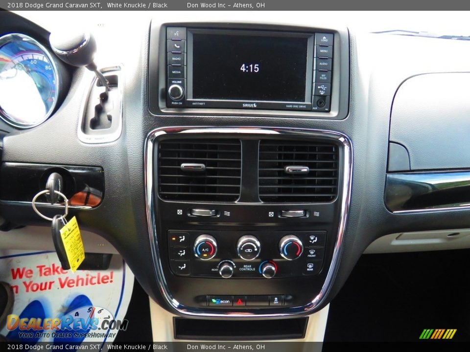 2018 Dodge Grand Caravan SXT White Knuckle / Black Photo #35