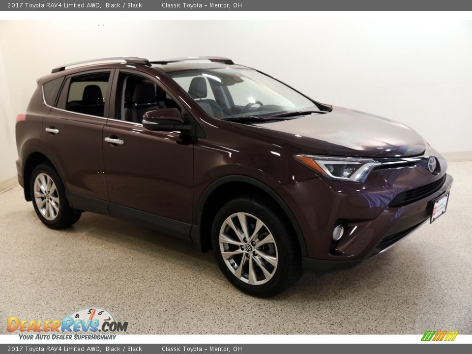 2017 Toyota RAV4 Limited AWD Black / Black Photo #1