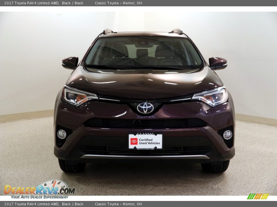 2017 Toyota RAV4 Limited AWD Black / Black Photo #2