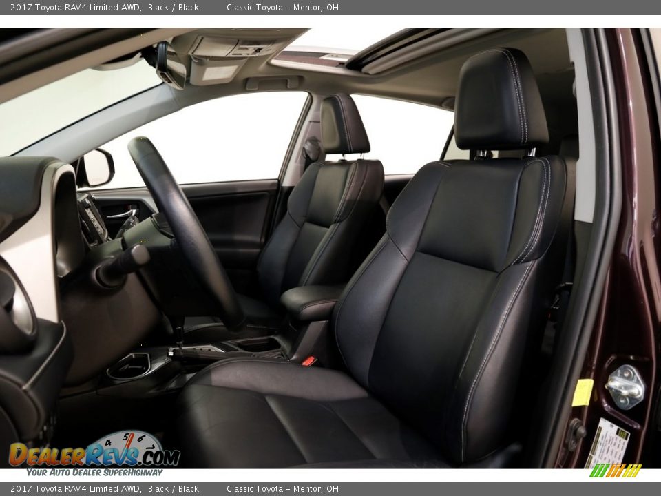2017 Toyota RAV4 Limited AWD Black / Black Photo #5