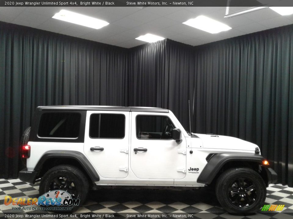 2020 Jeep Wrangler Unlimited Sport 4x4 Bright White / Black Photo #5