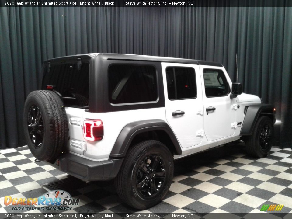2020 Jeep Wrangler Unlimited Sport 4x4 Bright White / Black Photo #6