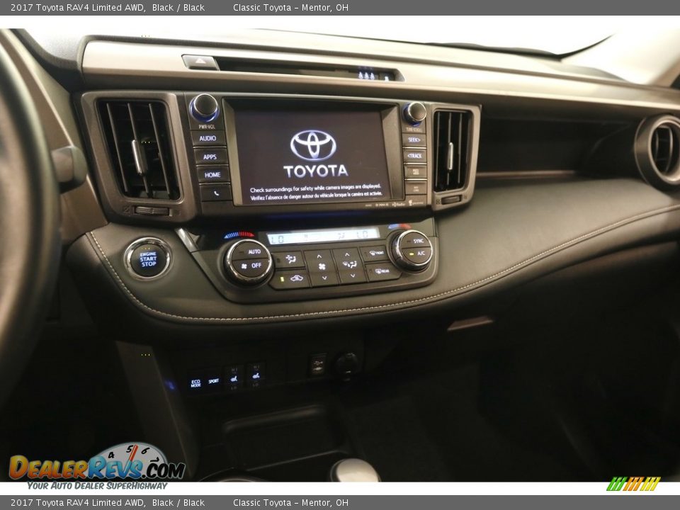 2017 Toyota RAV4 Limited AWD Black / Black Photo #9