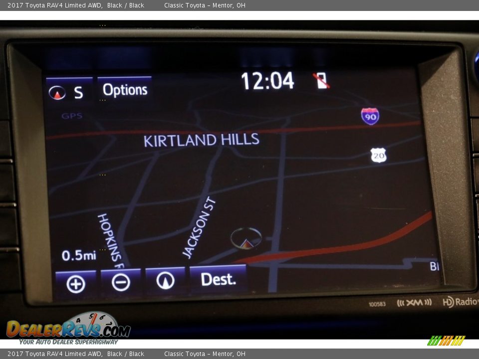 2017 Toyota RAV4 Limited AWD Black / Black Photo #10