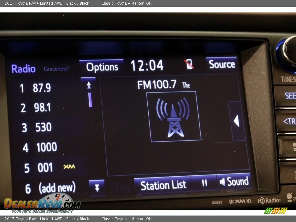 2017 Toyota RAV4 Limited AWD Black / Black Photo #11