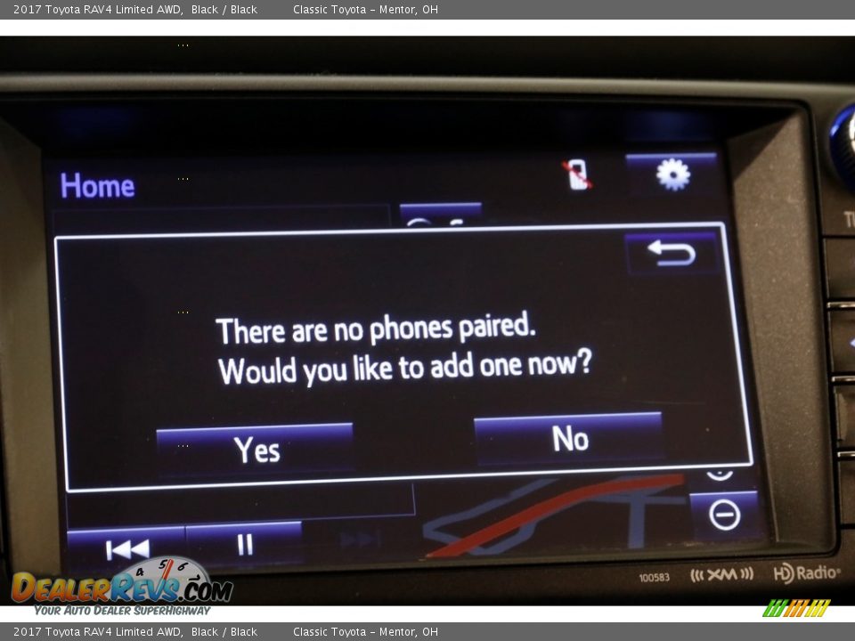 2017 Toyota RAV4 Limited AWD Black / Black Photo #12
