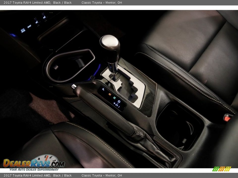 2017 Toyota RAV4 Limited AWD Black / Black Photo #14
